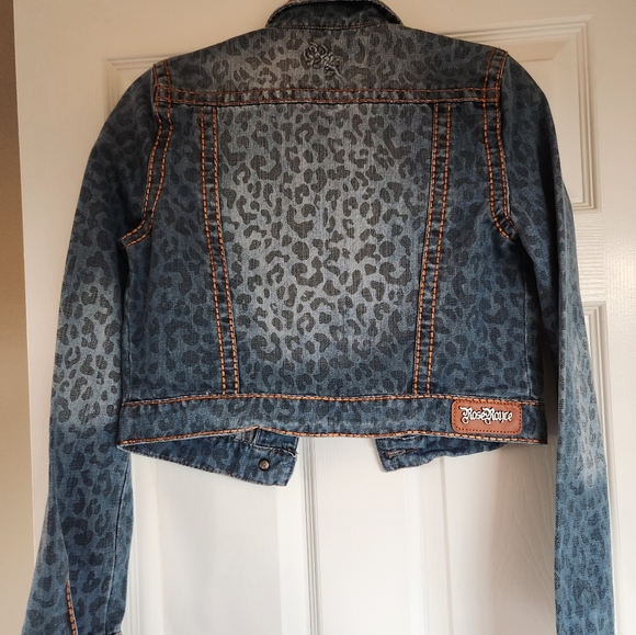Denim Leopard Jacket - Picture 5 of 5